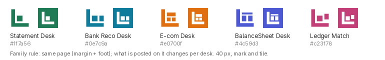 Folio desk marks